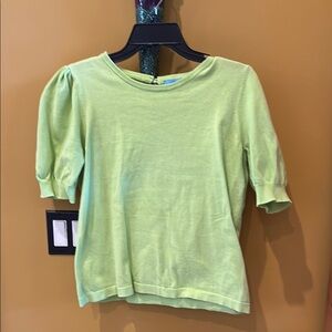 CeCe Light Green Women's shirt-sleeves sweater